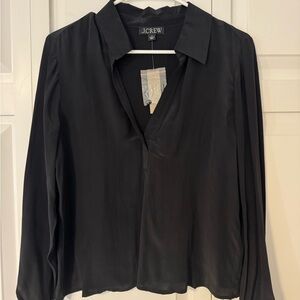 J. Crew Women's Black Blouse